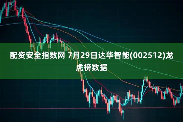 配资安全指数网 7月29日达华智能(002512)龙虎榜数据