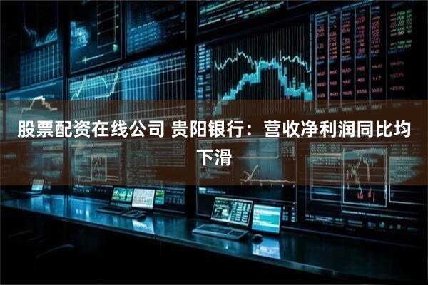 股票配资在线公司 贵阳银行：营收净利润同比均下滑